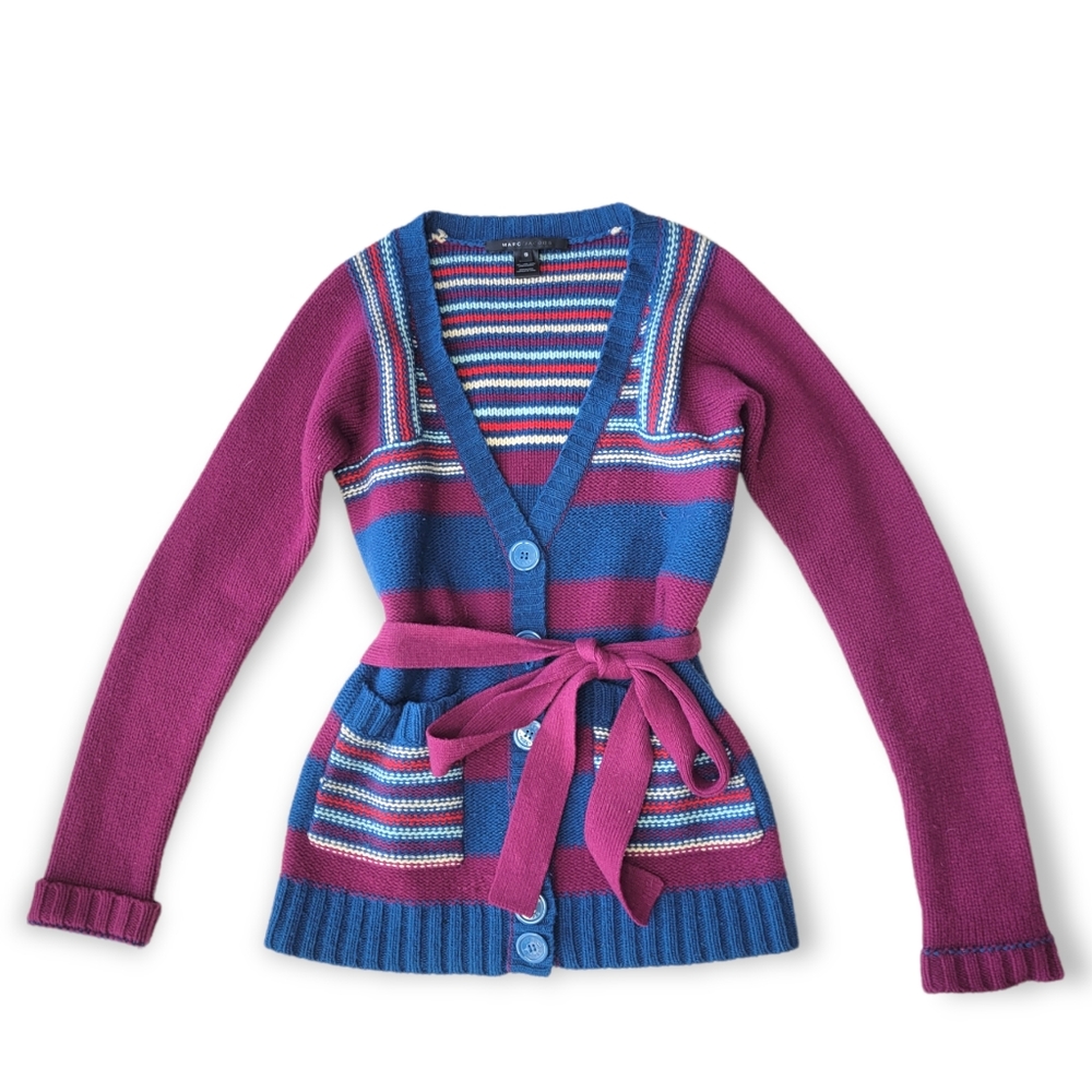 Marc Jacobs Lambswool Cardigan striped small